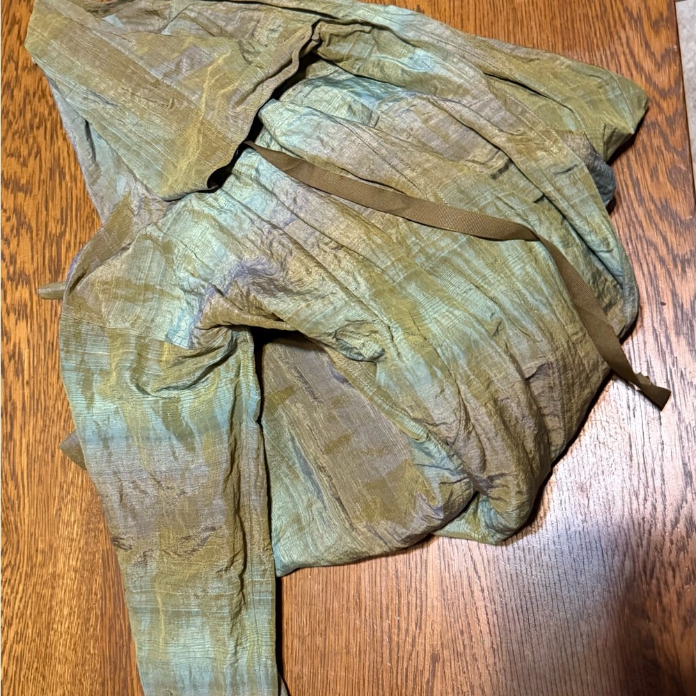 Anne Klein Olive and Brown Textured Jacket